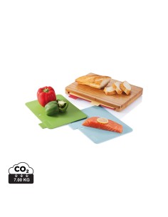 Skærebræt sæt med 4 hygiejniske skærebrætter