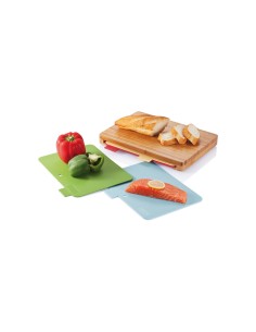 Skærebræt sæt med 4 hygiejniske skærebrætter 2