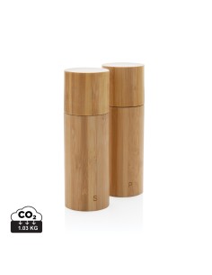 Ukiyo bambus salt og peberkværn sæt