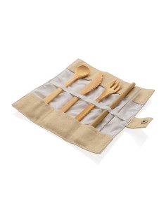 Genanvendelig bambus rejse bestik 2