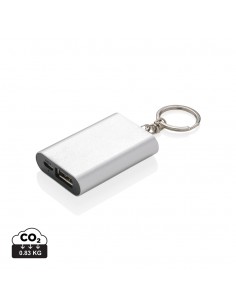 1.000 mAh powerbank med nøglering