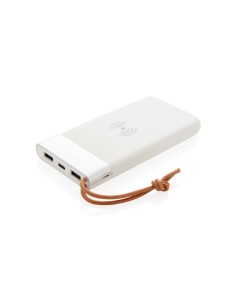 Aria 8.000 mAh powerbank med 5W trådløs opladning 2