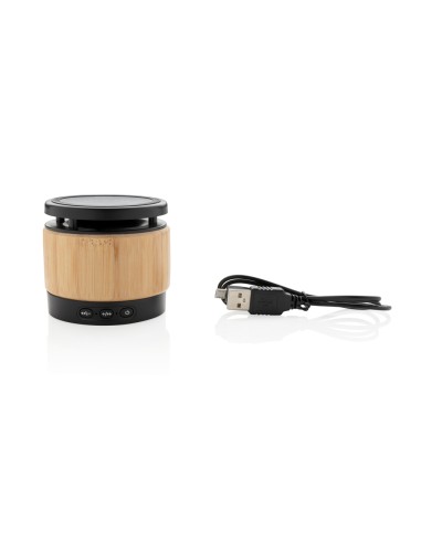 Bamboo trådløs oplader og højtaler