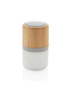 Bambus 3W højtaler med lys 2