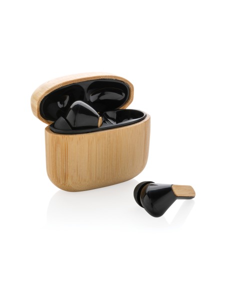 RCS TWS øretelefoner i genanvendt plastik og bambus