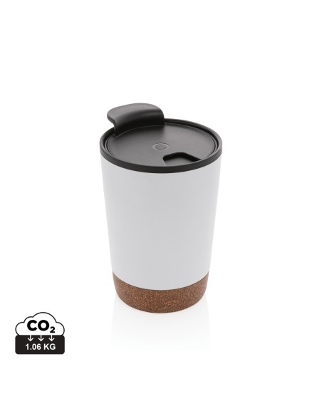 Rustfrit stål& kork kaffe krus i GRS RPP