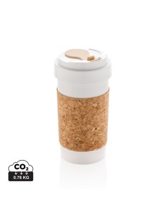 PLA 400 ml krus med kork omslag