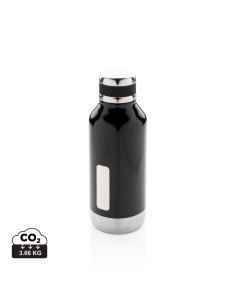 Leakproof vakuum flaske med logo plade