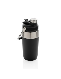 Vakuum rustfrit stål flaske 500ml, låg med dobbeltfunktion 2