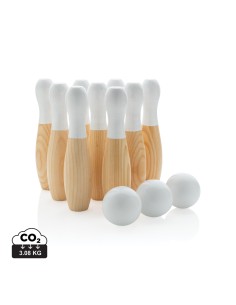 Træ bowling sæt