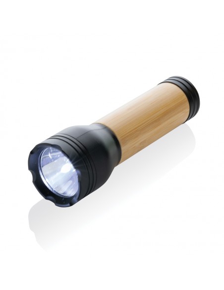 Lucid 3W RCS certificeret lygte i bambus og genanvendt plast