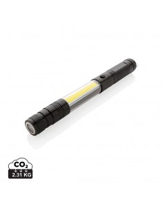 Stor teleskop lygte med COB