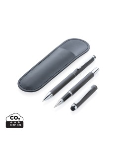 Swiss Peak deluxe pennesæt, i PU-etui