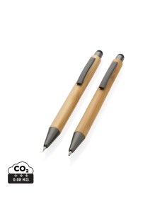 Bambus moderne pen sæt i æske