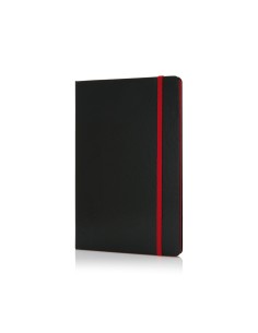 Luksus hardcover PU A5 notesbog med farvet kant 2