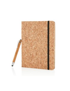 A5 notesbog med bambus styluspen 2