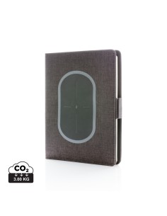 Air notesbog cover i  A5-format med trådløs opladning