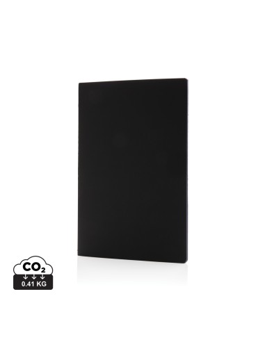 Soft cover PU notesbog med farvet kant