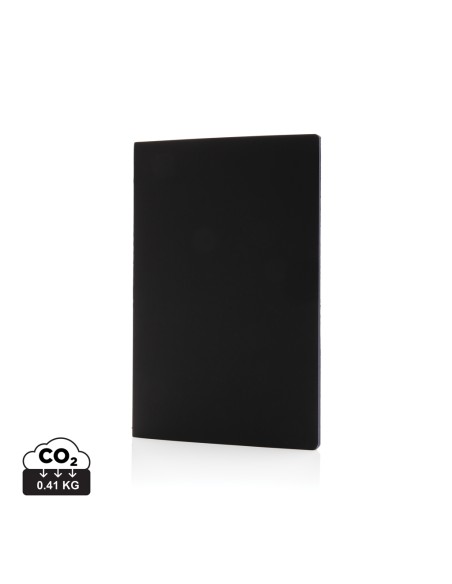 Soft cover PU notesbog med farvet kant