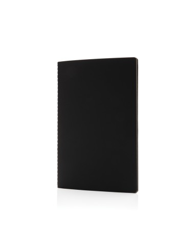 Soft cover PU notesbog med farvet kant