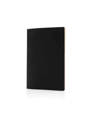 Soft cover PU notesbog med farvet kant