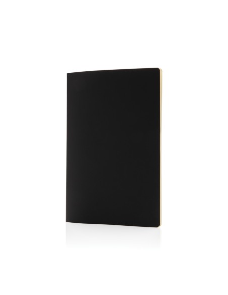 Soft cover PU notesbog med farvet kant