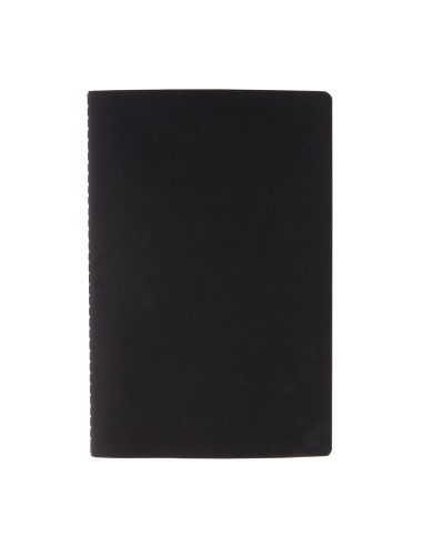 Soft cover PU notesbog med farvet kant