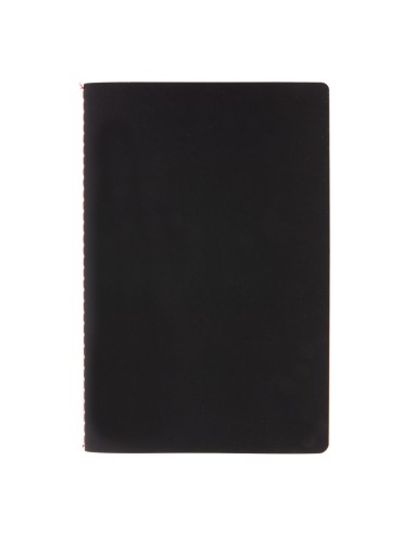 Soft cover PU notesbog med farvet kant