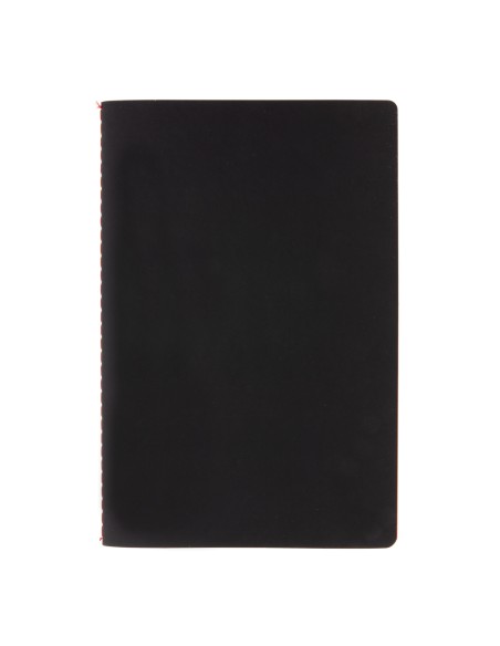 Soft cover PU notesbog med farvet kant