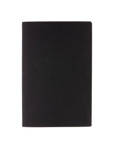 Soft cover PU notesbog med farvet kant