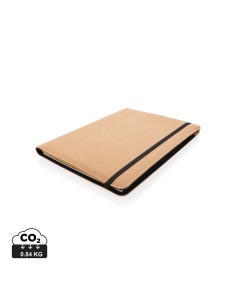 Luksus A4 kork portfolio med pen