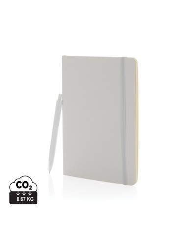 Antimikrobiel sæt: A5 softcover notesbog og X3 pen