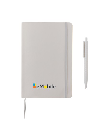 Antimikrobiel sæt: A5 softcover notesbog og X3 pen