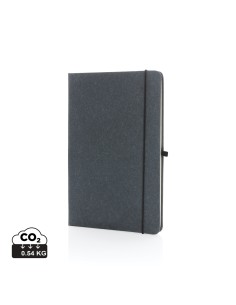 A5 hardcover notesbog i genbrugs læder