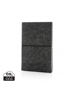 GRS-certificeret A5 softcover-notesbog med genbrugsfilt