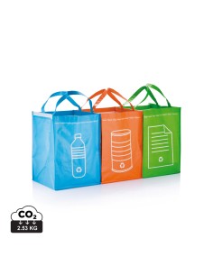 3 stk. genbrugs affalds poser