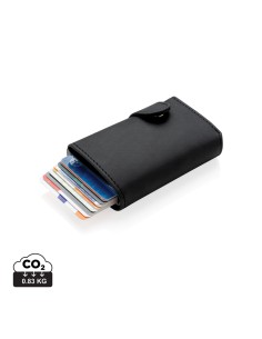 Standard aluminiums RFID kortholder med PU pung