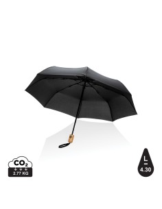 21" Impact AWARE™ RPET 190T bambus, auto åben/luk paraply