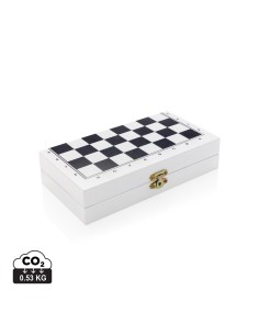 Luksus 3 i 1 spilsæt i træ æske