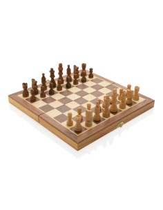 Luksus foldbart skaksæt i træ 2