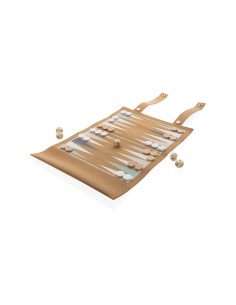 Britton kork foldbart backgammon- og dam spil sæt