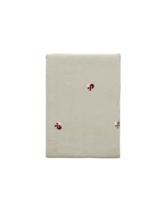 Dug 140x220 Christmas Hearts Embroidery Red 2