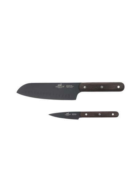 Knivsæt Phenix 2 dele Sort/Træ