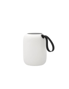 LED Lampe m. solar Hav 17,5 x 23 cm Hvid/Sort PE 2