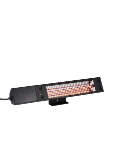 Terrassevarmer til væg 1500 watt Sort