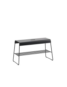 Bænk med hylde A-Bench Outdoor Black