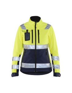Dame High Vis Softshell Jakke