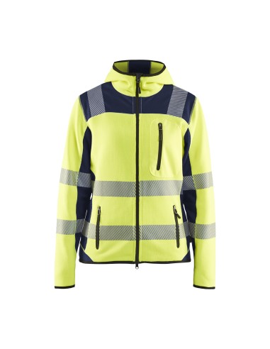 Dame High Vis Strikket Softshell Jakke